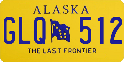 AK license plate GLQ512
