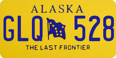 AK license plate GLQ528