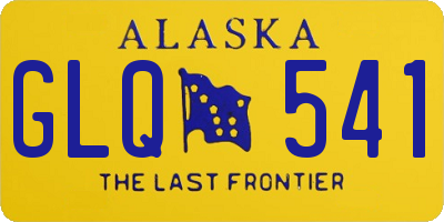 AK license plate GLQ541