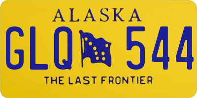 AK license plate GLQ544