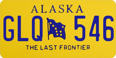AK license plate GLQ546