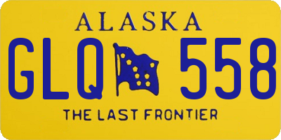 AK license plate GLQ558