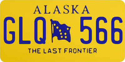 AK license plate GLQ566