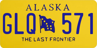 AK license plate GLQ571