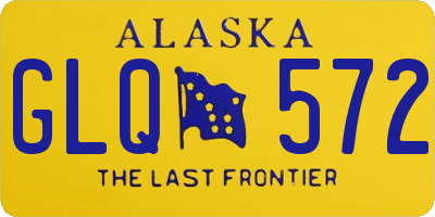 AK license plate GLQ572