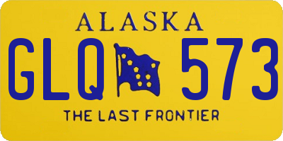 AK license plate GLQ573