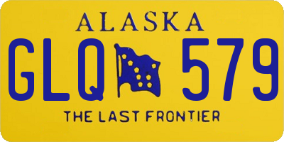AK license plate GLQ579