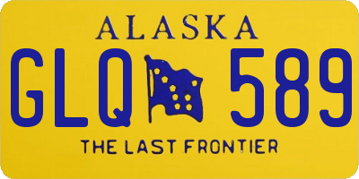 AK license plate GLQ589