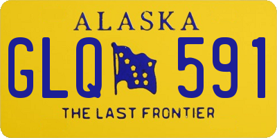 AK license plate GLQ591