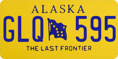 AK license plate GLQ595