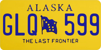AK license plate GLQ599