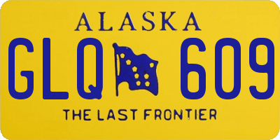 AK license plate GLQ609