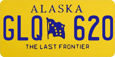 AK license plate GLQ620