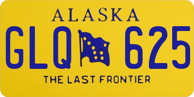 AK license plate GLQ625