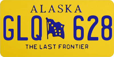 AK license plate GLQ628