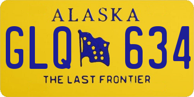 AK license plate GLQ634