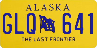 AK license plate GLQ641