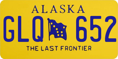 AK license plate GLQ652