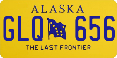 AK license plate GLQ656