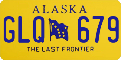 AK license plate GLQ679