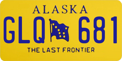AK license plate GLQ681