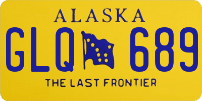 AK license plate GLQ689