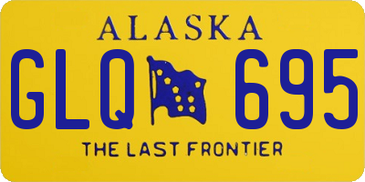 AK license plate GLQ695