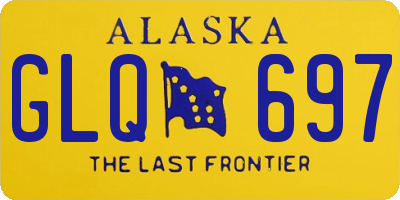 AK license plate GLQ697