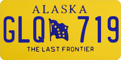 AK license plate GLQ719