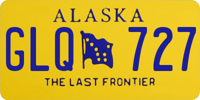 AK license plate GLQ727