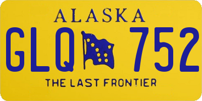 AK license plate GLQ752