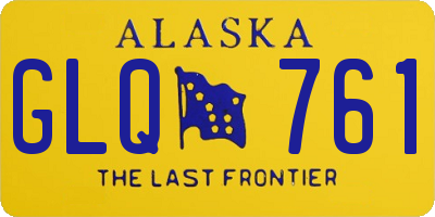 AK license plate GLQ761