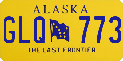 AK license plate GLQ773