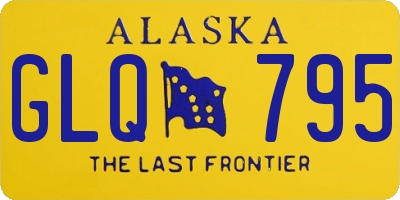 AK license plate GLQ795