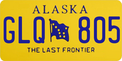 AK license plate GLQ805