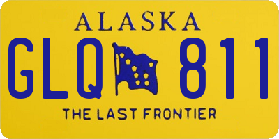 AK license plate GLQ811