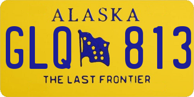 AK license plate GLQ813