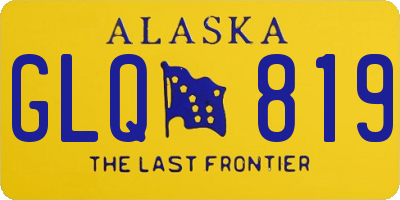 AK license plate GLQ819