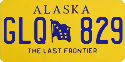 AK license plate GLQ829