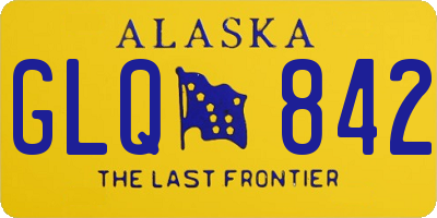 AK license plate GLQ842