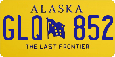 AK license plate GLQ852