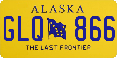 AK license plate GLQ866