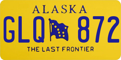 AK license plate GLQ872