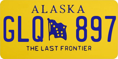 AK license plate GLQ897