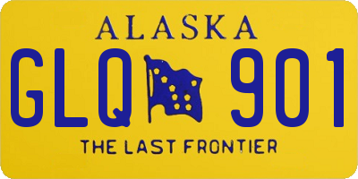 AK license plate GLQ901