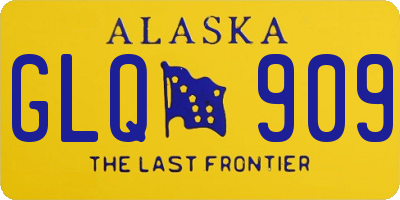 AK license plate GLQ909