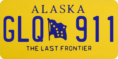 AK license plate GLQ911
