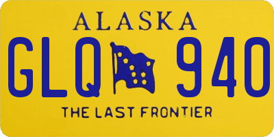 AK license plate GLQ940