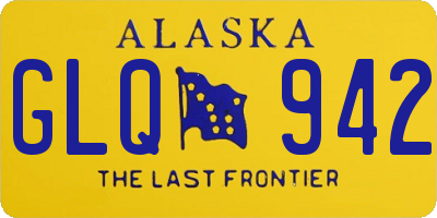 AK license plate GLQ942