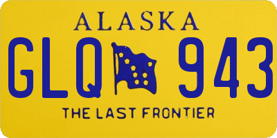 AK license plate GLQ943